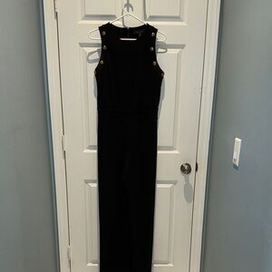 WHBM Jumpsuit-black and gold